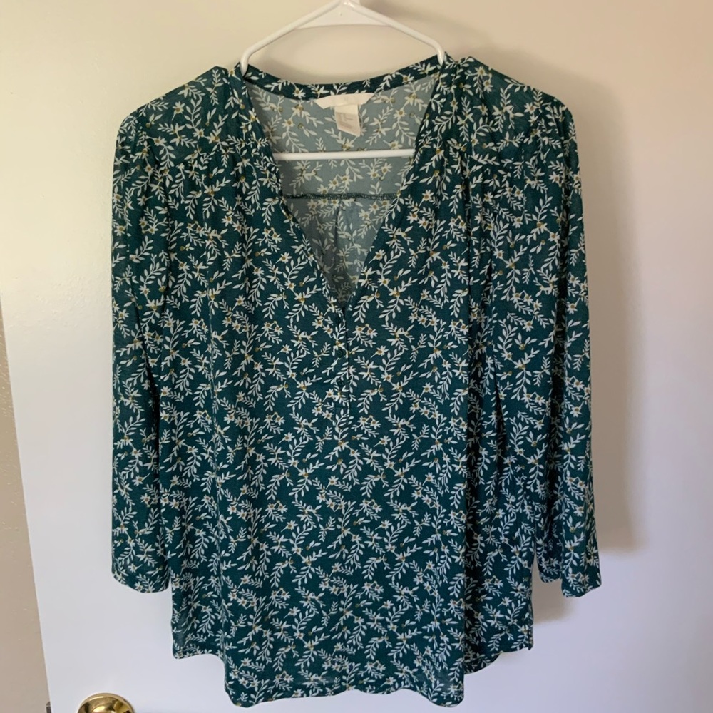 Long sleeve blouse